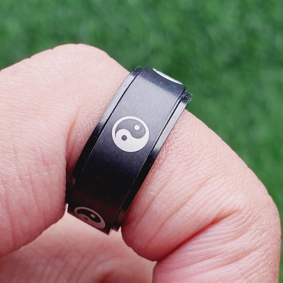 Stainless Steel Fashion Spinner Ring for Men/Women, AAAQL1078 - Picture 1 of 12